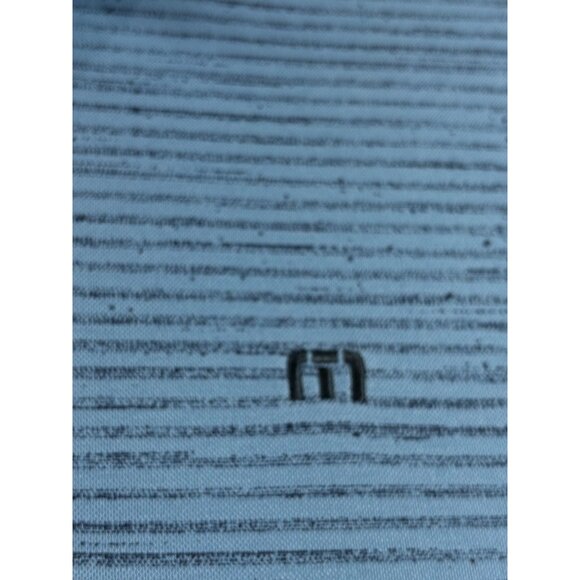 Travis Mathew Striped Golf Polo Shirt Blue Mens XL Short Sleeve - Picture 3 of 7